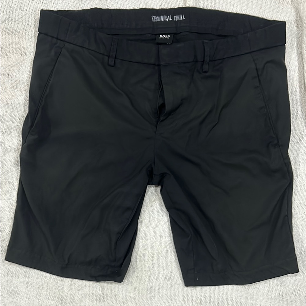 Boss Black Twill Casual Shorts